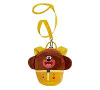 Hey Duggee Riendas con mochila para niños pequeños, arnés de seguridad desmontable, correa de primeros pasos, guardería, preescolar, bolsa suave, Amarillo/marrón, Taille unique