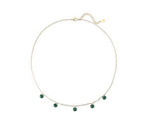 Hey Happiness Cadena 'Green Glow' oro / esmeralda Onesize oro / esmeralda