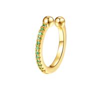 Hey Happiness Pendientes 'Green Cuff' oro One Size EUR
