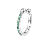 Hey Happiness Pendientes 'Green Cuff' plata One Size EUR