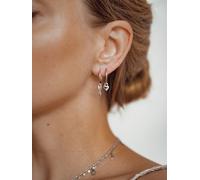 Hey Happiness Pendientes 'Heart and Arrow' plata One Size plata