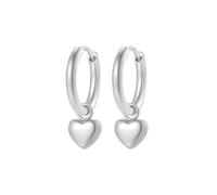 Hey Happiness Pendientes 'Heart Beat' plata One Size EUR