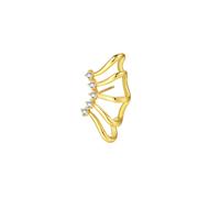 Hey Happiness Pendientes 'Wrap Wing' oro One Size oro
