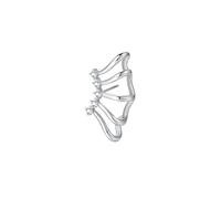 Hey Happiness Pendientes 'Wrap Wing' plata One Size plata