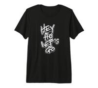 Hey Ho Lets Go Camiseta Premium