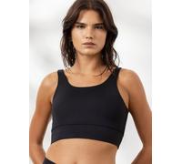 Hey Honey Sujetador deportivo 'Unicolor' negro XL negro