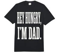 Hey Hungry I'm Dad Funny Dad Joke Dad Humor Pun Comfort Colors Adult Heavyweight T-Shirt
