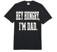 Hey Hungry I'm Dad Funny Dad Joke Dad Humor Pun Comfort Colors Adult Heavyweight T-Shirt