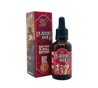 HEY JOE - Beard Oil Nº 8 CLASSIC GOLD 30 ml - Aceite para Barba - Argán, Jojoba y Macadamia - Aroma Clásico - Dermatológicamente Testado