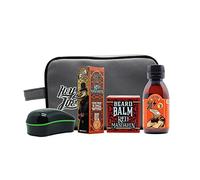 HEY JOE! - Bearded Survival Kit Delux Nº 2 | Kit de Barba para el Cuidado de Hombre - Bálsamo, Aceite, Shampoo, Cepillo y Neceser para Barba Saludable