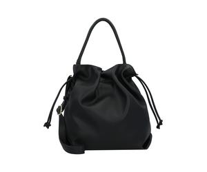 Hey Marly Cool Companion Bolso bombonera M Piel natural 38 cm negro