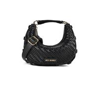 Hey Marly Lifetime Sister Woven Bolso bandolera S 26 cm negro