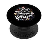 Hey Mom What Time Was I Born - Divertido signo del zodiaco PopSockets PopGrip Adhesivo