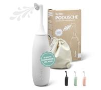 Hey Nature bidet portatil gris claro, bidet para WC para una limpieza suave e higiénica. Botella perineal postparto, para hemorroides y como alternativa al papel higiénico húmedo.