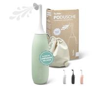 Hey Nature bidet portatil verde, bidet para WC para una limpieza suave e higiénica. Botella perineal postparto, para hemorroides y como alternativa al papel higiénico húmedo.