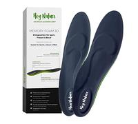 Hey Nature Plantillas Memory Foam 3D Ultraligeras para Deporte, Uso Diario y Trabajo - Ortopédicas Moldeables para Botas de Seguridad