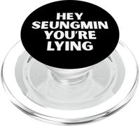 Hey Seungmin You're Lying Kpop Stay Hyunnie Cita divertida PopSockets PopGrip para MagSafe