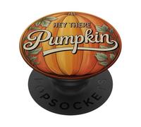 Hey There Pumpkin - Linda Cosecha de otoño otoño Acción de Gracias Ar PopSockets PopGrip Adhesivo