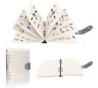 HEYANN Libro de exhibición de insignias, páginas de exhibición de pines esmaltados para almacenar más de 350 pines, soporte de almacenamiento de colección de broches de fieltro con 8 páginas