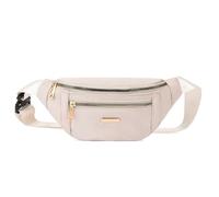 HEYANN Riñonera para mujer y hombre, riñonera pequeña, riñonera deportiva Bum Hip Bag Hombres Mujeres Oxford Tela Riñonera Unisex Elegante Riñonera Fanny Pack Trendy Crossbody Bag, beige, Moda