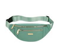 HEYANN Riñonera para mujer y hombre, riñonera pequeña, riñonera deportiva Bum Hip Bag Hombres Mujeres Oxford Tela Riñonera Unisex Elegante Riñonera Fanny Pack Trendy Crossbody Bag, verde, Moda