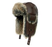 HEYANN Sombrero Trapper Unisex de Invierno de Piel Sintética, Cuero de Piel de Oveja Resistente al Viento Gorra de Piloto Ushanka Sombrero Ruso para Hombres y Mujeres, Sombreros de Aviador con