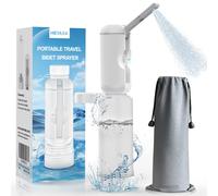 HEYAXA Bidé portátil para viajes, pulverizador de bidé de viaje recargable de alta presión para mujeres, hombres, bebés y alivio de hemorroides, botella Peri impermeable para cuidado posparto (blanco)