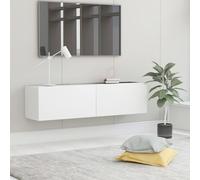 heybb Mueble para TV de aglomerado Blanco 120x30x30 cm Mueble De Salon Mueble Salon Moderno