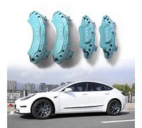 HEYCE Cubierta de Pinza de Freno para Tesla Model Y 2020 2021 2022, Cubierta de Pinza de Freno de aleación de Aluminio Especial Personalizada para modificación de Coche,Azure-20inch