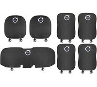 HEYCE Juego de Fundas para Asientos de Automóviles, para Volvo XC40 XC60 XC90 S60 S90 V40 V60 Fundas para Asientos de Automóviles y Juegos de Fundas para Reposacabezas Juegos de Fundas,A-7PCS
