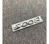 HEYCE Pegatina Decorativa, Emblema, Insignia de Metal, Logo para carrocería de Coche, Pegatina, Accesorios de Letras de Estilo de Coche para Peugeot,5008