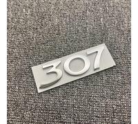 HEYCE Pegatina Decorativa, Emblema, Insignia de Metal, Logo para carrocería de Coche, Pegatina, Accesorios de Letras de Estilo de Coche para Peugeot,307