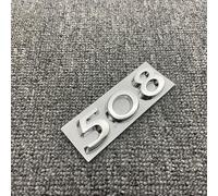 HEYCE Pegatina Decorativa, Emblema, Insignia de Metal, Logo para carrocería de Coche, Pegatina, Accesorios de Letras de Estilo de Coche para Peugeot,508