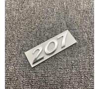 HEYCE Pegatina Decorativa, Emblema, Insignia de Metal, Logo para carrocería de Coche, Pegatina, Accesorios de Letras de Estilo de Coche para Peugeot,207