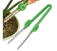 HEYCE Pinzas de jardinería | Pinzas largas Multiusos para Trabajo Pesado,Herramienta de Acero Inoxidable Pinzas de jardinería Pinzas de alimentación para Cactus y suculentas Jardinería