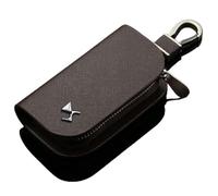 HEYCE Soporte para Tarjeta de Llave, Funda Protectora para Llavero, Llavero para DS Spirit DS3 DS4 DS4S DS5 DS 5LS DS6 DS7, Mando a Distancia, Carcasa para Llave, Funda Protectora,Brown