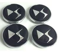 HEYCE Tapas para Llantas tapacubos tapabujes Tapas de Cubo de Centro de Rueda 60mm para Citroen DS3 DS6 DS7