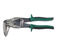 Heyco 1622000132 90 Grado Bent mano izquierda de corte tijeras de hojalatero, verde/Plateado/Negro