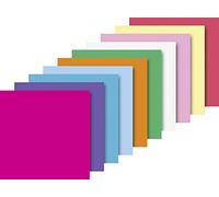 Heyda 204875520 - Paquete de 100 hojas de papel para origami (20 x 20 cm, 60 g/m²), colores variados