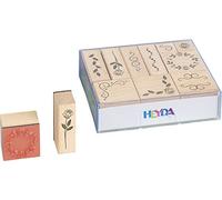 Heyda 204888492 Ornamento - Juego de sellos (12 x 10 x 3 cm, 10 sellos de madera)