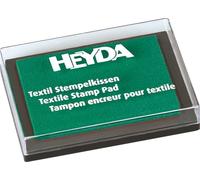 Heyda Tampón textil verde oscuro