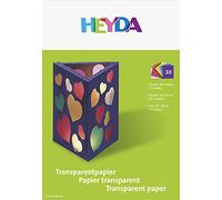 HEYDA Transparentpapier-Bastelmappe, DIN A4, 42 g/qm