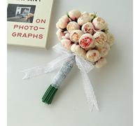 HEYDGBBZ Artificial Flowers For Decoration, Flower Artificial, 54 Simulated Peony Bouquets, Home Decoration Ornaments, Photography Props Bouquets(Champagne)