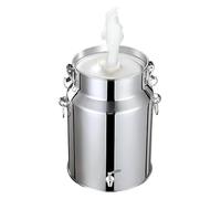 HEYDGBBZ Bidón de Leche Acero Inoxidable, contenedor Agua con Sello Grifo, bidón Transporte, Cubo(7L)