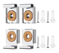 HEYDGBBZ Kit para colgar cuadros, espejos decorativos de pared, 8-20 piezas, espejos, mejoras para el hogar, soportes de 31 x 24 x 7 mm, clips de montaje metálicos.(12pcs)