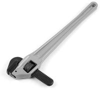 HEYDGBBZ Llave for tubos, llave ajustable de aleación aluminio, for alta resistencia con mordaza flotante cromo vanadio y mango en forma I, herramientas manuales for plomería(18 Inch)