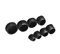 HEYDGBBZ Patas de Repuesto para Muebles, para sofá, gabinete, Mesa, Silla, Tapa de Pata, 100 Unidades/Lote, tapón de plástico, tapón de Tubo Redondo, para Suelo de Madera.(19mm)