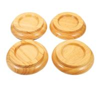HEYDGBBZ Patas de Repuesto para sofá, Armario, Mesa, Piano, Ruedas, 4 Unidades, Protectores de Suelo Antideslizantes, Almohadillas de Madera para Patas Verticales, tamaño pequeño, Originales.