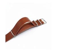 HEYDGBBZ Relojes de cuero para hombres y mujeres 1 Uds. Pulsera de cuero for reloj, pulsera for mujer y hombre, hebilla de acero inoxidable, correa de repuesto Universal(Bright Brown,18mm)