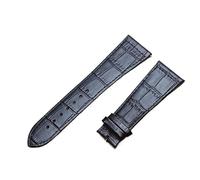 HEYDGBBZ Relojes de cuero para hombres y mujeres Correa de reloj de cuero genuino for hombre y mujer, accesorios de correa de reloj suave y cómoda a prueba de sudor, 1 Uds.(Black,16mm)